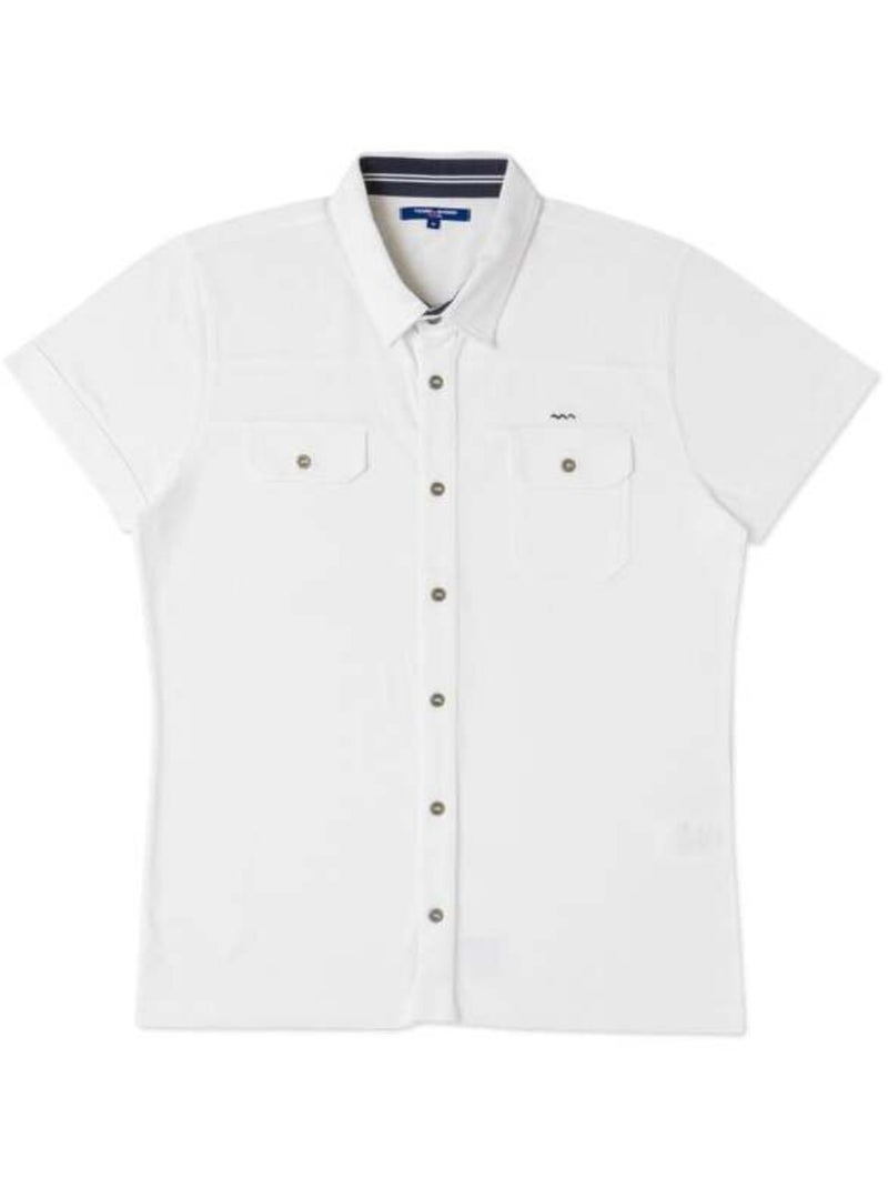 Chemise manches courtes blanche Homme Blanc - Kiabi
