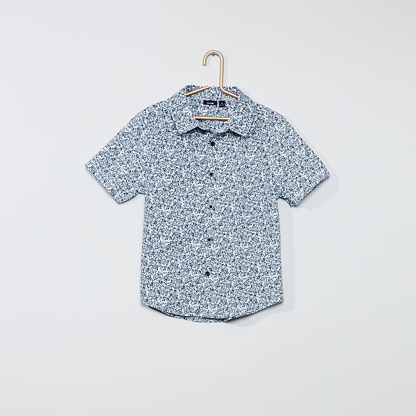 Chemise Manches Courtes Garcon Bleu Kiabi 6 00