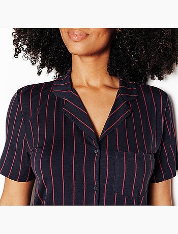 Chemise manches courtes Camille - RougeGorge Lingerie