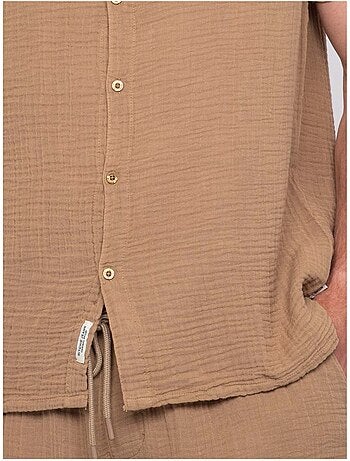 Chemise manches courtes coton DOUMAKI
