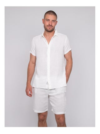 Chemise manches courtes coton DOUMAKI
