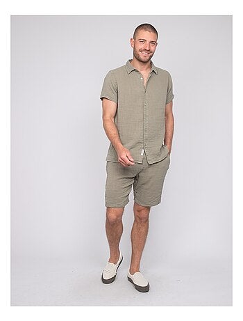 Chemise manches courtes coton DOUMAKI