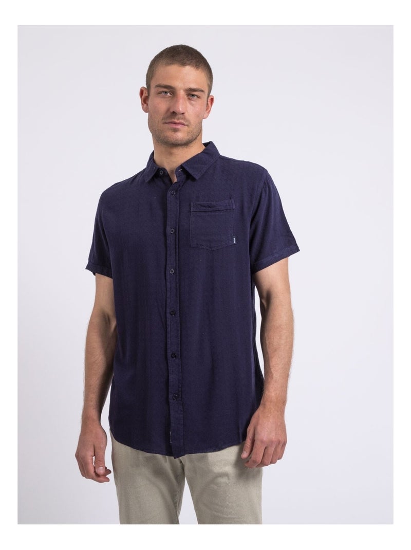 Chemise manches courtes DOLIMIX Bleu marine - Kiabi