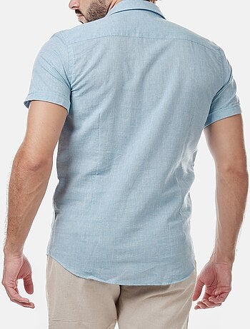 Chemise manches courtes en lin