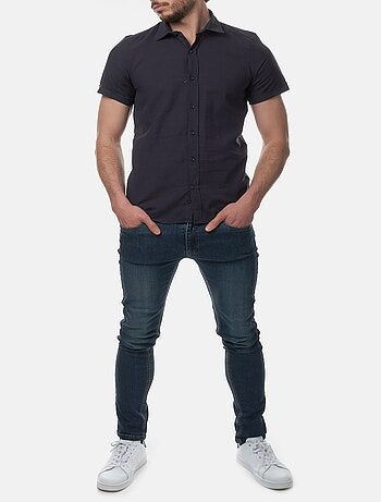 Chemise manches courtes en lin