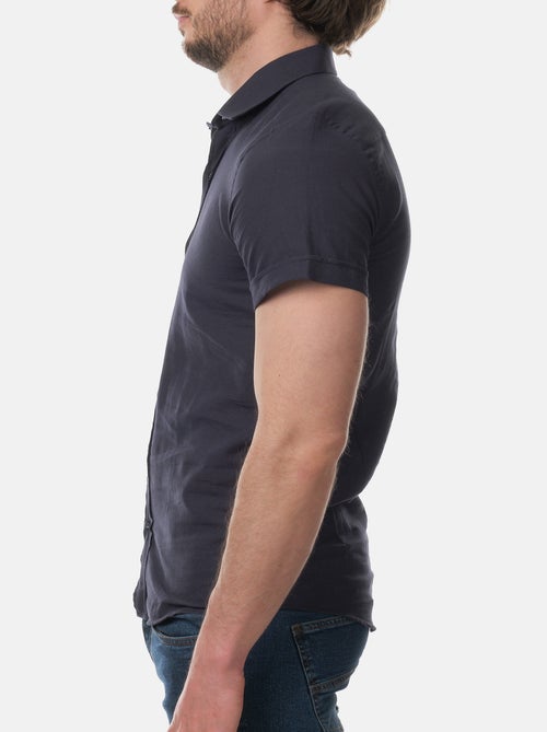 Chemise manches courtes en lin - Kiabi