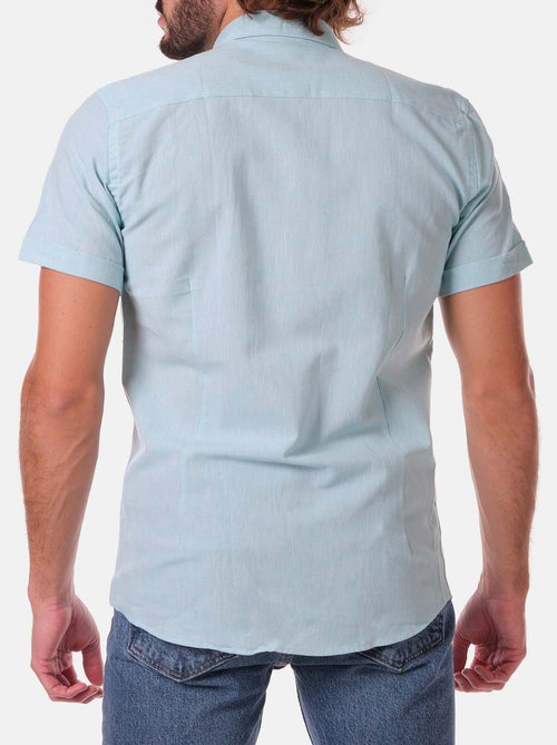 Chemise manches courtes en lin - Kiabi
