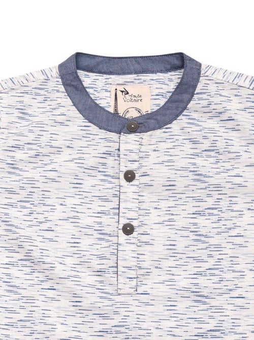 Chemise Manches Courtes Été   Coton  et   CEZANNE - La Faute à Voltaire - Kiabi