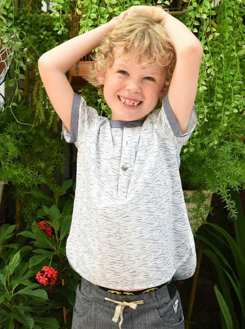 Chemise Manches Courtes Été   Coton  et   CEZANNE - La Faute à Voltaire - Kiabi