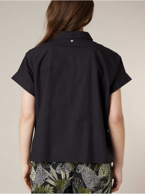 Chemise manches courtes femme en coton 'Deeluxe' - Kiabi