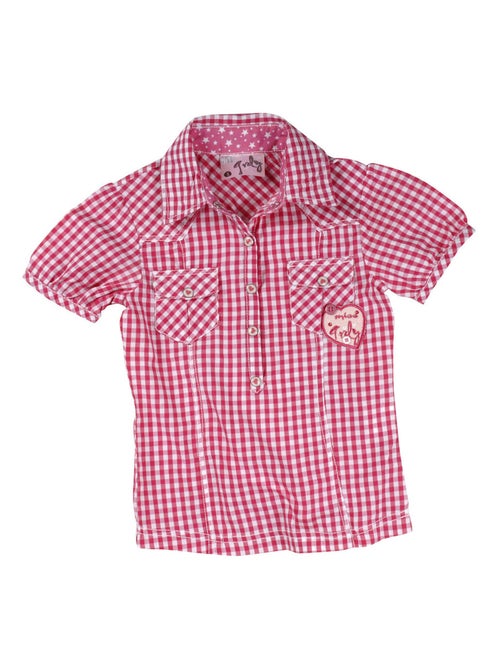 Chemise manches courtes fille FAROSA - MISS GIRLY - Kiabi