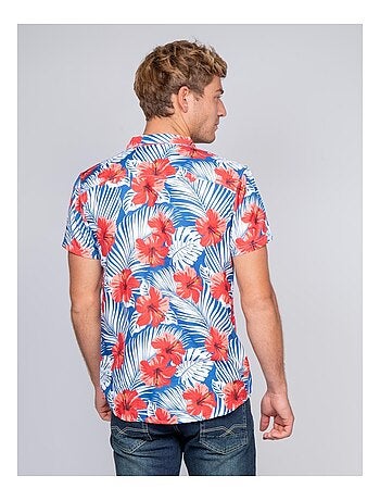 Chemise manches courtes fluide motifs DERSUS