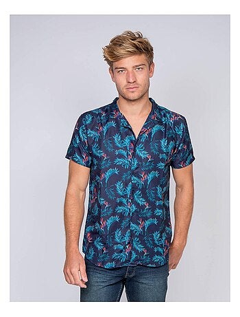Chemise manches courtes fluide motifs DEVOLU