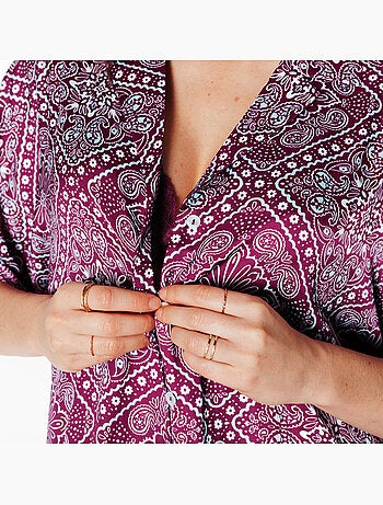 Chemise manches courtes girly - rougegorge lingerie