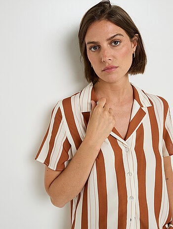 Chemise manches courtes Haya - RougeGorge Lingerie