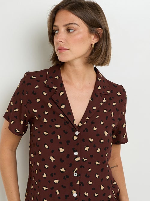 Chemise manches courtes Haya - RougeGorge Lingerie - Kiabi