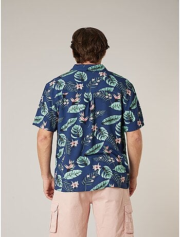 Chemise manches courtes homme imprimée jungle 'Deeluxe'