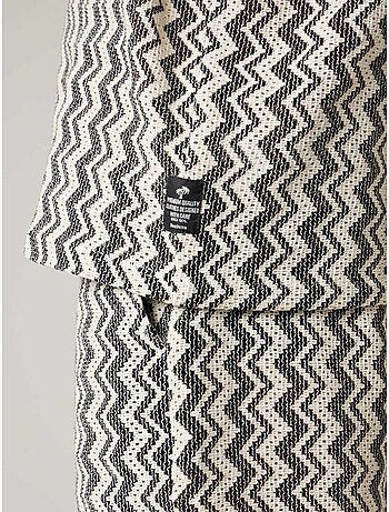 Chemise manches courtes homme motif graphique zigzag 'Deeluxe'