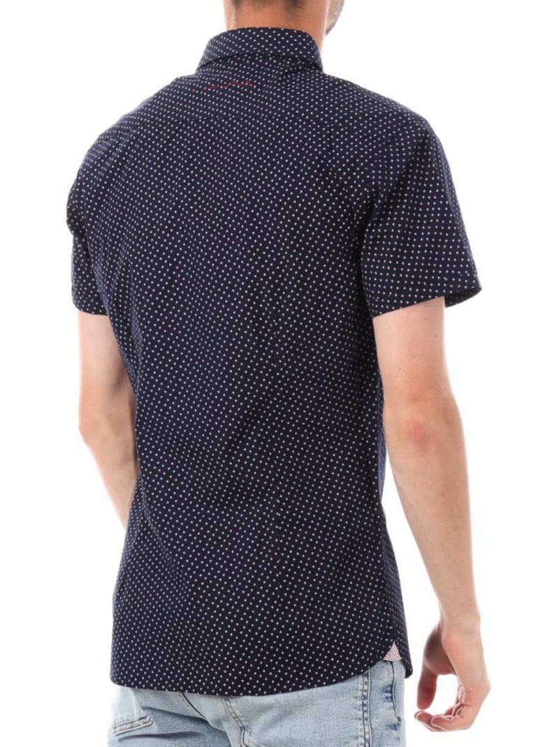 Chemise Manches Courtes Homme Teddy Smith Bleu marine - Kiabi