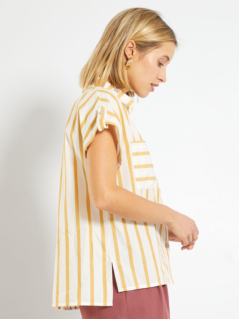 Chemise Polo Manches Courtes TremVero Jaune - Taille XL, Neuve Avec étiquettes (prix Origine 49,50€)