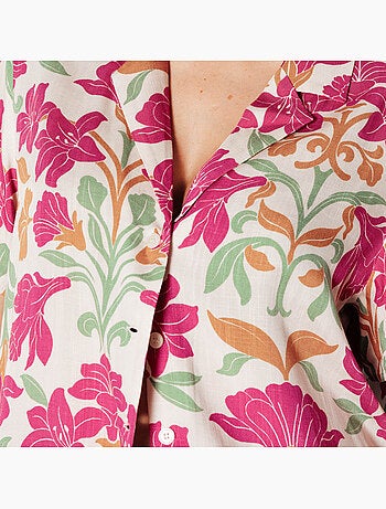 Chemise manches courtes juillet - rougegorge lingerie