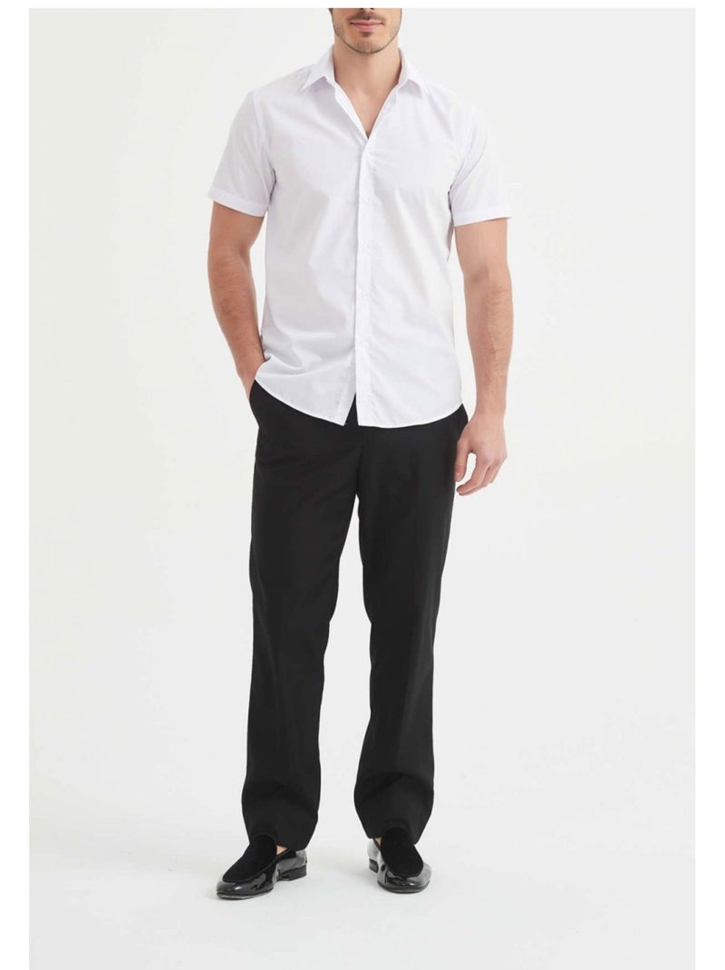 Chemise Manches Courtes Kebello Blanc - Kiabi