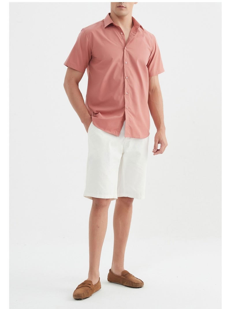 Chemise Manches Courtes Kebello Rose - Kiabi