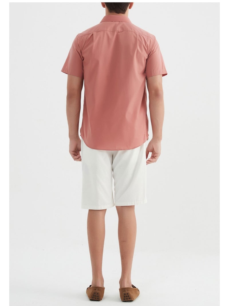 Chemise Manches Courtes Kebello Rose - Kiabi