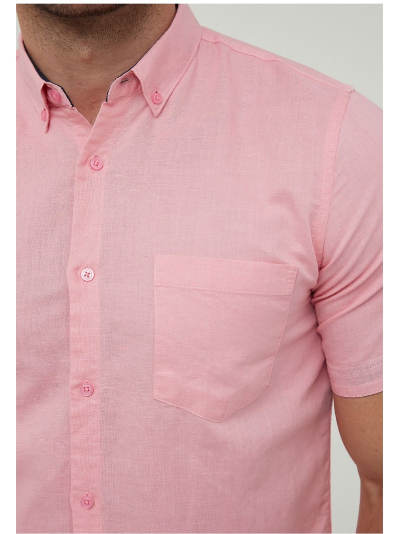 Chemise Manches Courtes Kebello Rose - Kiabi