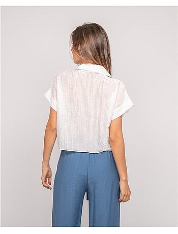 Chemise manches courtes lurex ONYX