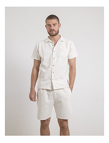 Chemise manches courtes maille coton DATACUBA