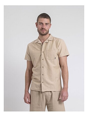 Chemise manches courtes maille coton DOJOPARIS