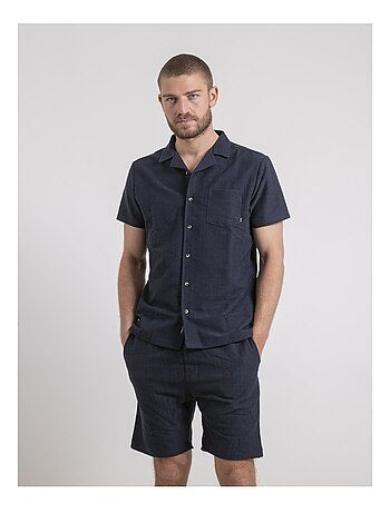 Chemise manches courtes maille coton DOJOPARIS