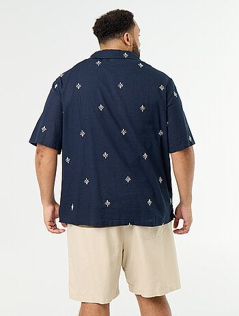 Chemise manches courtes motif