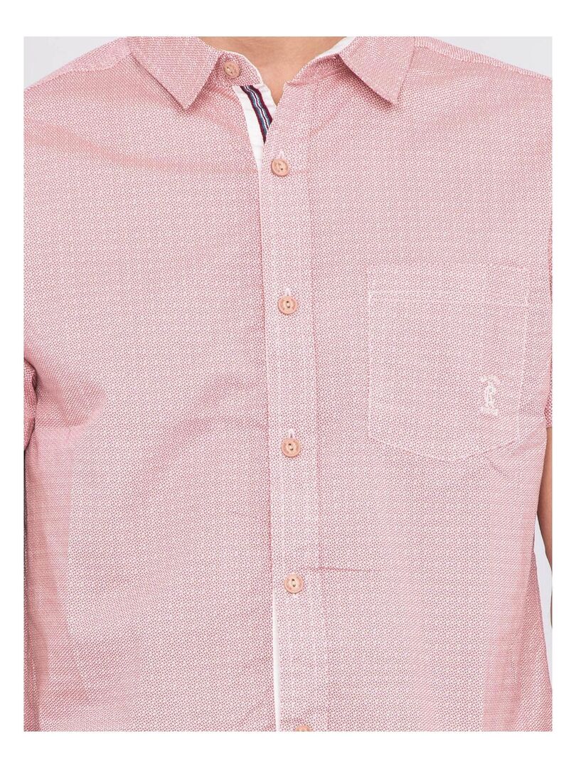 Chemise de nuit, rubans en dentelle, col rond, manches courtes, bleu
