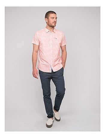 Chemise manches courtes motifs DEZELUA