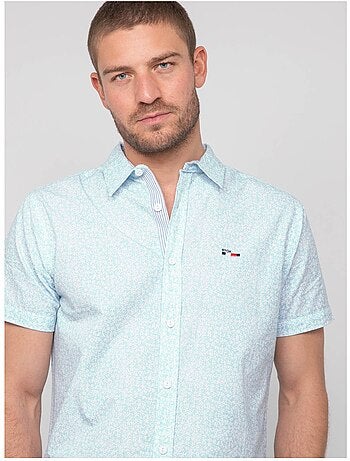 Chemise manches courtes motifs DEZELUA
