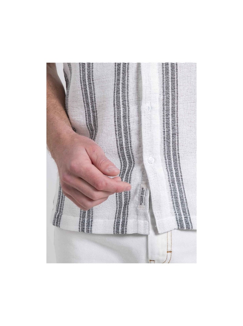 Chemise manches courtes motifs DOULITTLE Noir - Kiabi