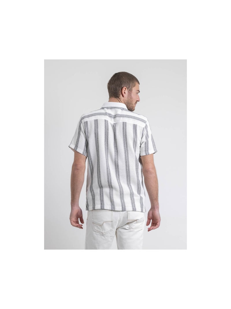 Chemise manches courtes motifs DOULITTLE Noir - Kiabi