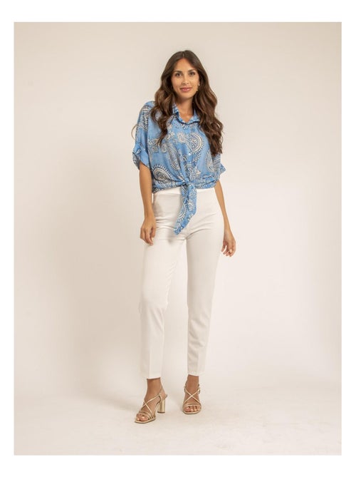 Chemise manches courtes motifs OPILINA - Kiabi