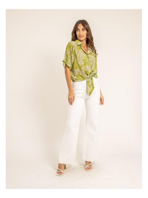 Chemise manches courtes motifs OPILINA - Kiabi Chemise manches courtes motifs OPILINA - Kiabi