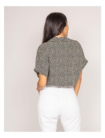 Chemise manches courtes motifs OSMOSE