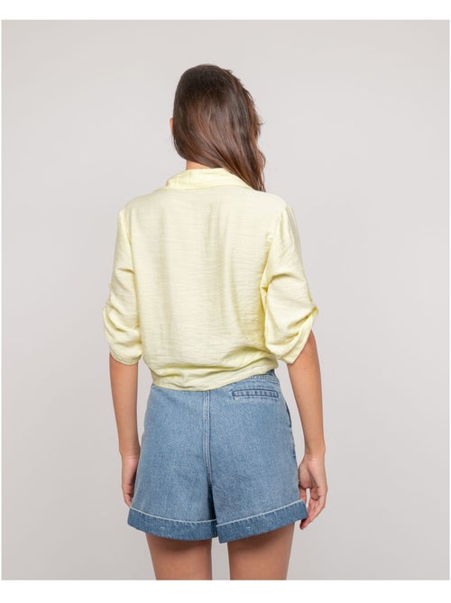 Chemise manches courtes nouée OVELIE - Kiabi