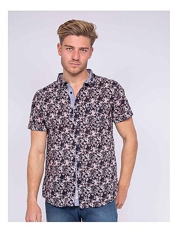 Chemise manches courtes pur coton DELEXI