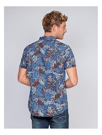 Chemise manches courtes pur coton DINO