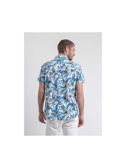 Chemise manches courtes pur coton DIRIDIC - Kiabi