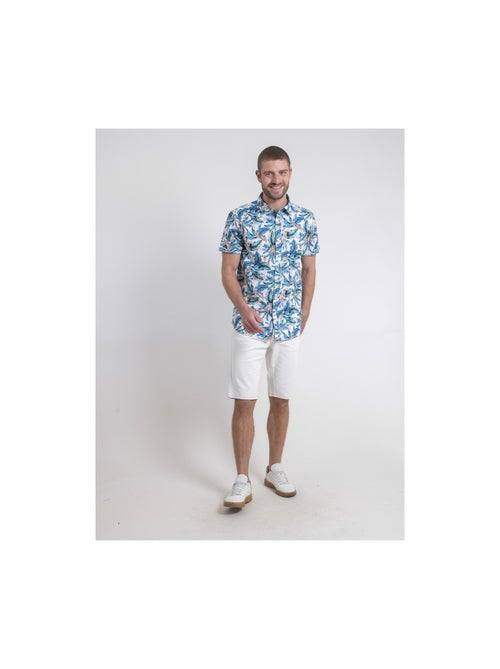 Chemise manches courtes pur coton DIRIDIC - Kiabi