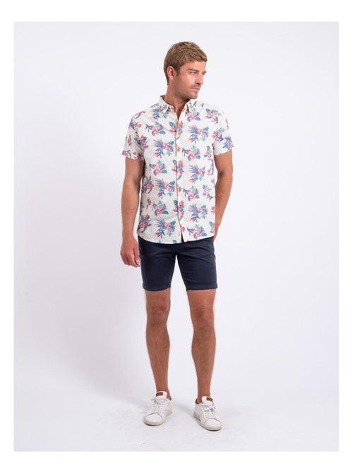 Chemise manches courtes pur coton motifs DORIDA - Kiabi