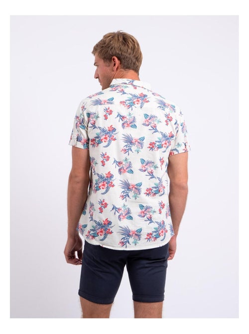 Chemise manches courtes pur coton motifs DORIDA - Kiabi