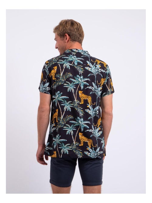 Chemise manches courtes pur coton motifs DOUBAKAR - Kiabi